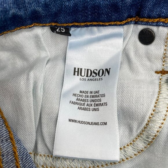 Hudson Jeans Blue Medium Wash Jean Shorts | Size 25 - Picture 6 of 8